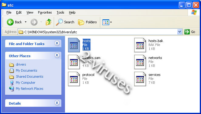Windows hosts file location