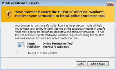 Online Protection Tool screenshot Online Protection Tool screenshot