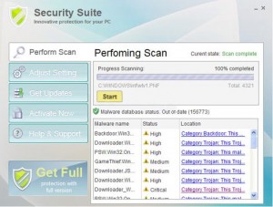 Security Suite screenshot