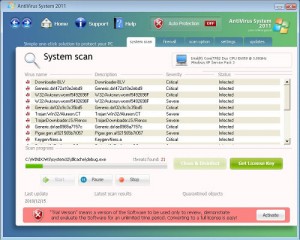 AntiVirus System 2011