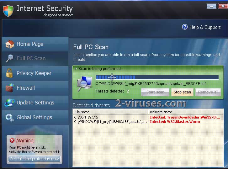 Internet Security screenshot