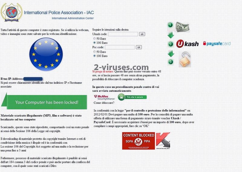 related image #1 from International Police Association Virus