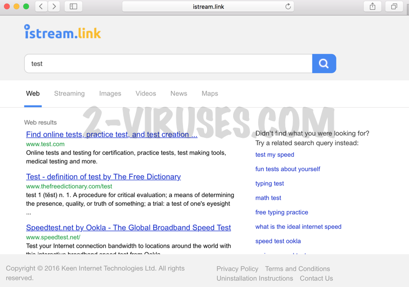 iStream.link virus How to remove?