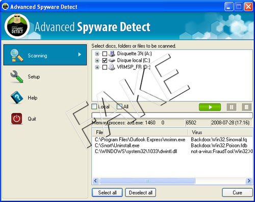 Advanced Spyware Detect