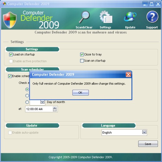 Computer Defender 2009