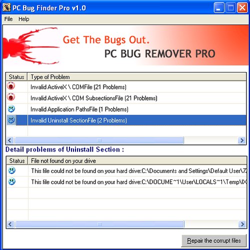 PC Bug Finder Pro How to remove