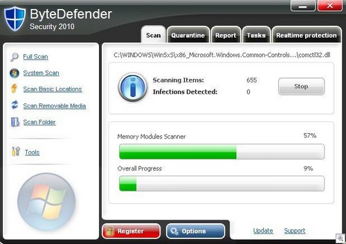 ByteDefender Security 2010