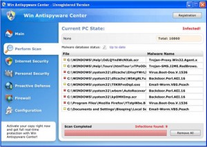 Win Antispyware Center
