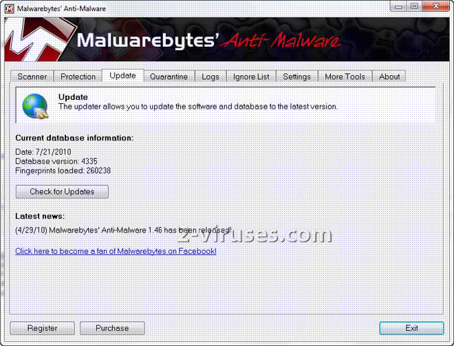 MalwareBytes' Anti-Malware updater