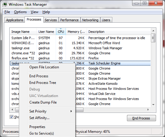 Firefox в диспетчере задач. Process Affinity task Manager. Значение приоритета taskmgr. Как удалить Advanced Windows Manager.