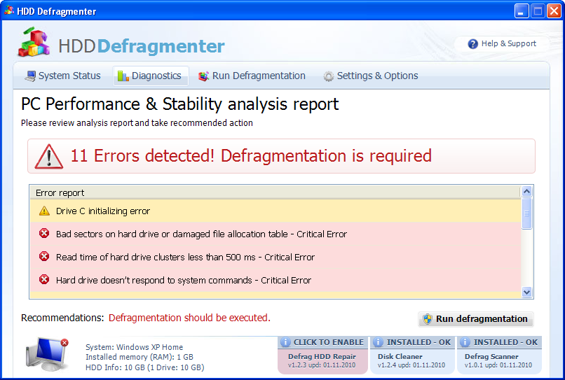 HDD Defragmenter