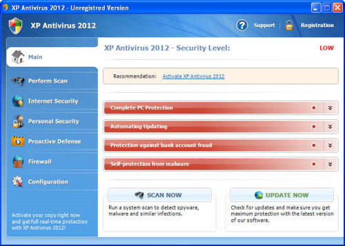 XP Antivirus 2012