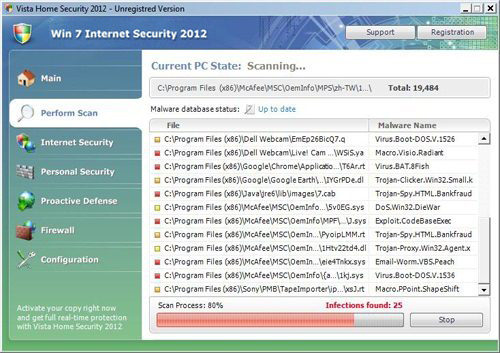 Win 7 Internet Security 2012