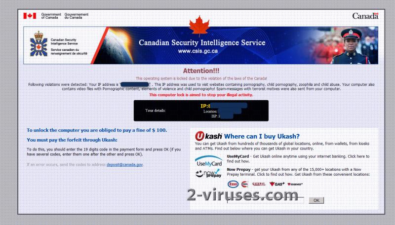 Canadian Security Intelligence Service Virus