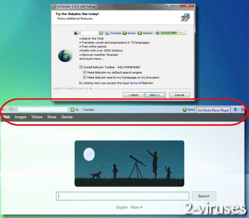 Babylon toolbar virus