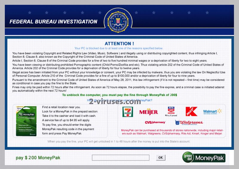 Federal Bureau Investigation virus