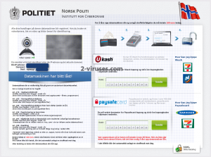 Norsk Politi Institutt for Cybercrime virus