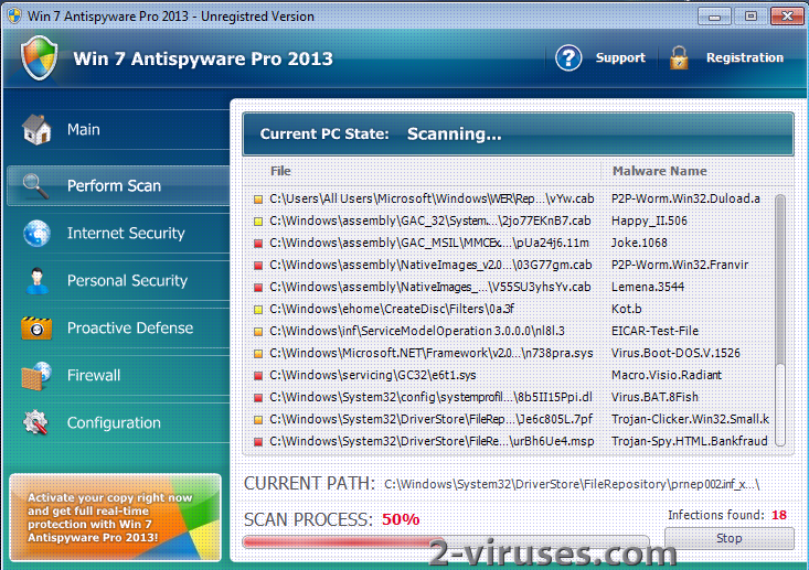 Win 7 Antispyware Pro 2013