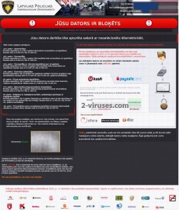 The “Jusu dators ir blokets” Virus