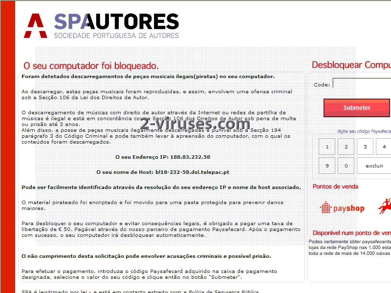 SPAUTORES virus