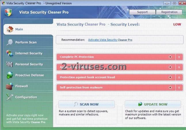 Vista Security Cleaner Pro