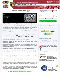 Latvijas Valsts Policija virus