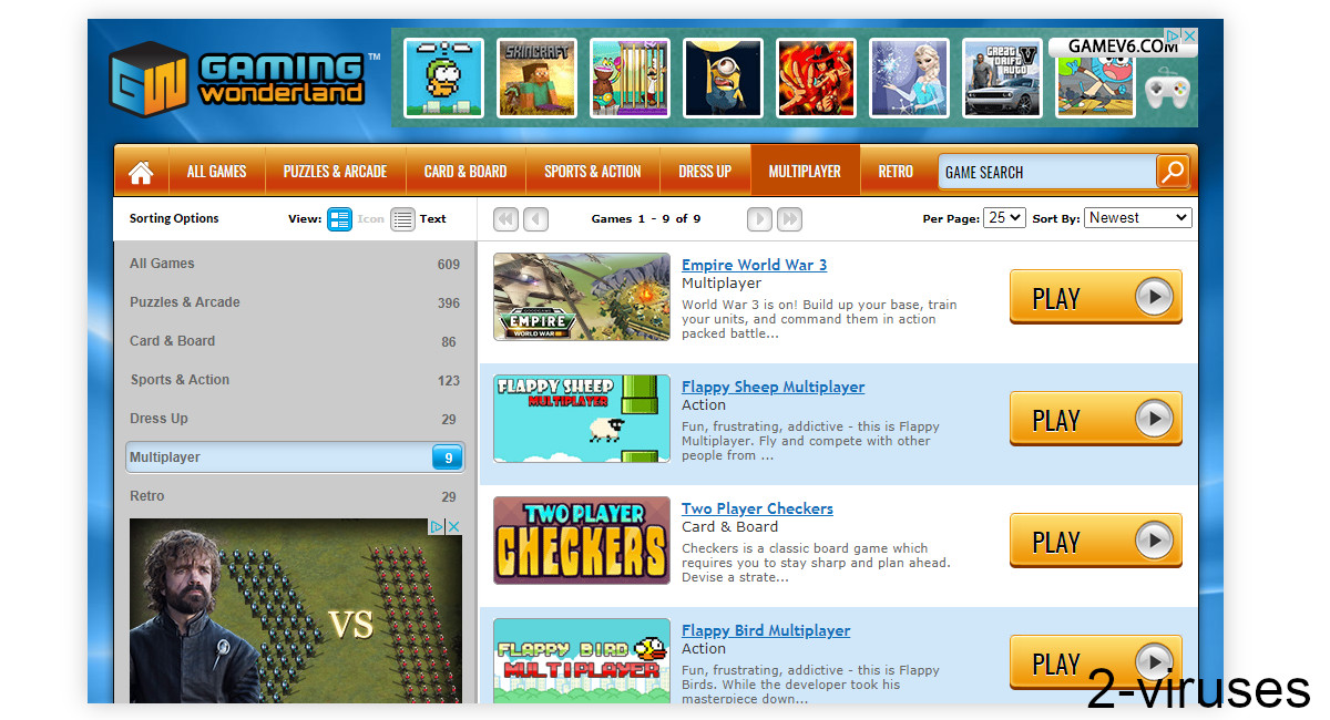 Gamingwonderland.com.