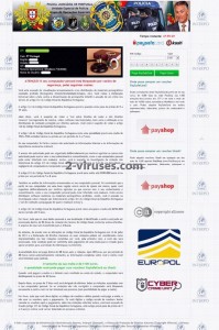 Polícia Judiciária de Portugal Virus