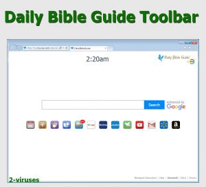 Daily Bible Guide Toolbar