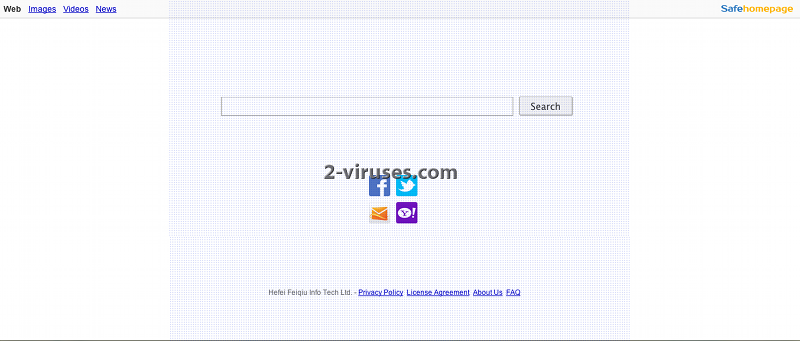 Safehomepage.com virus