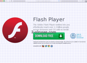 “Please Install Flash Player Pro To Continue” popup
