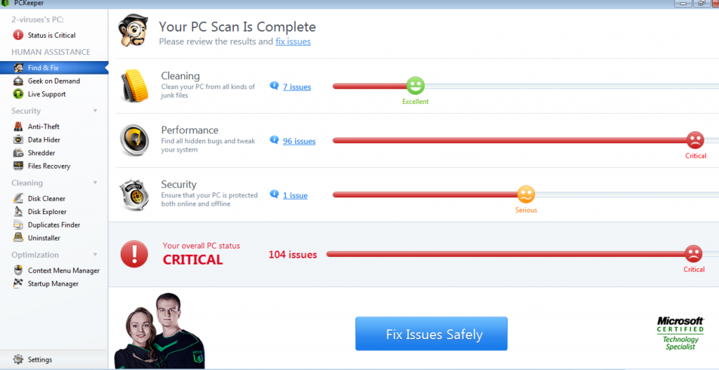 PCKeeper - Dedicated 2-viruses.com