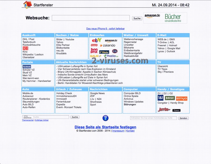 Startfenster.com – How to remove – Dedicated 2-viruses.com