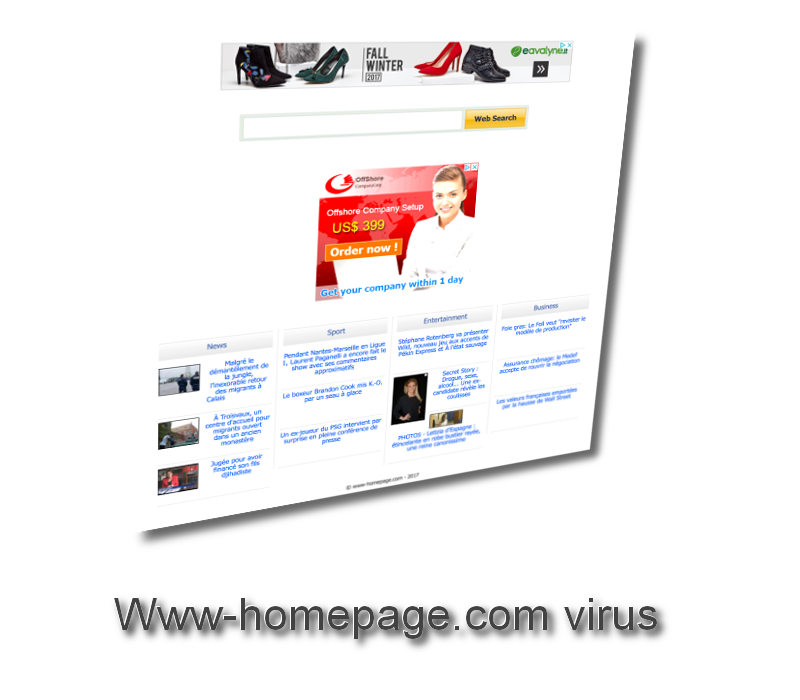 Www-homepage.com virus remove