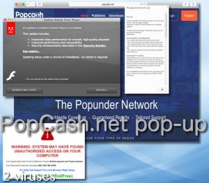 Popcash.net popup