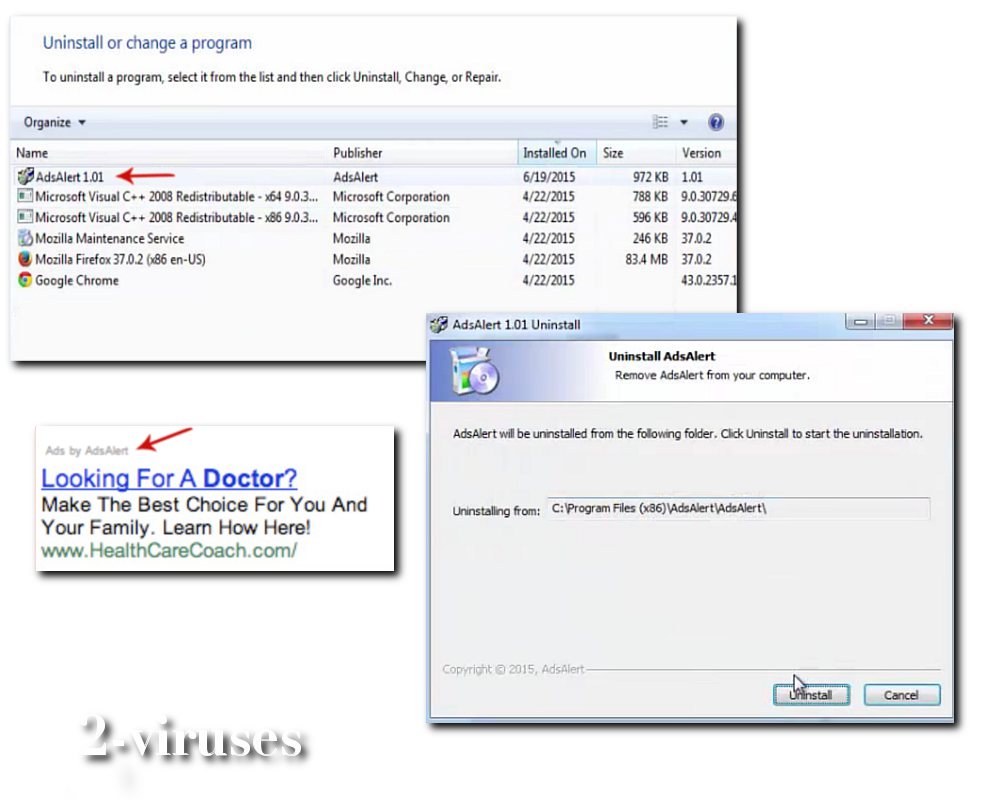 AdsAlert control panel