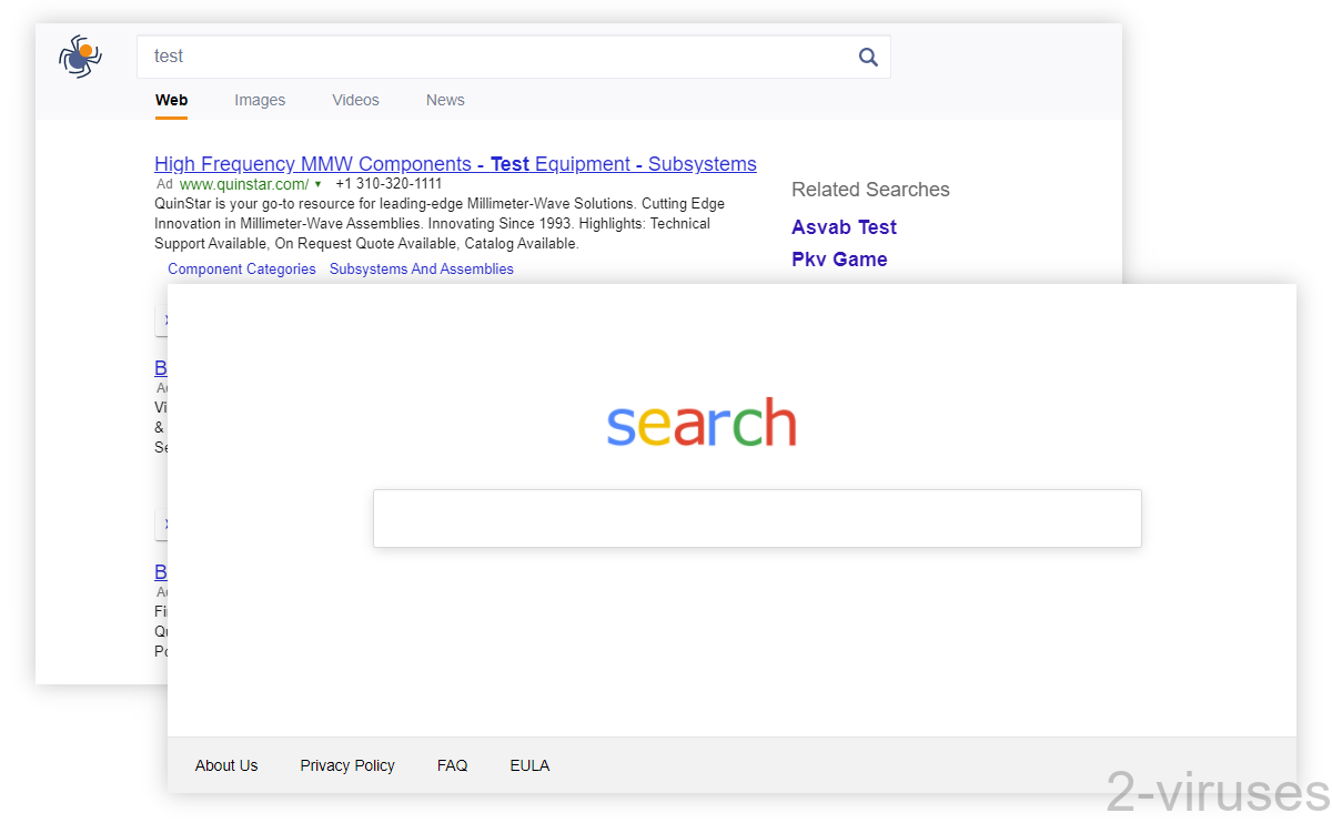 Chumsearch.com leads to webcrawl.