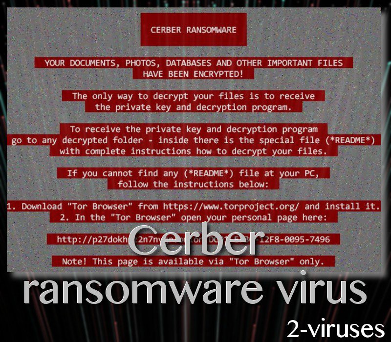 Cerber ransomware virus