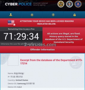 Cyber Police Android Virus