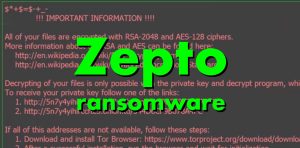 Zepto ransomware