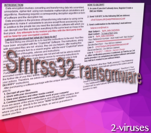 Smrss32 Ransomware