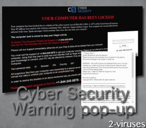 Cyber Security Warning Pop-up