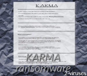 Karma Ransomware