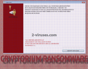 Cryptorium ransomware
