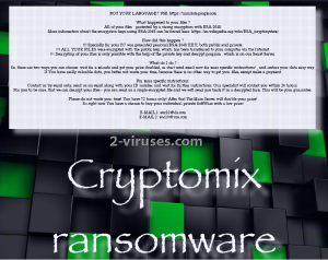 CryptoMix virus