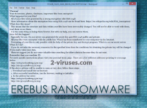 Erebus ransomware