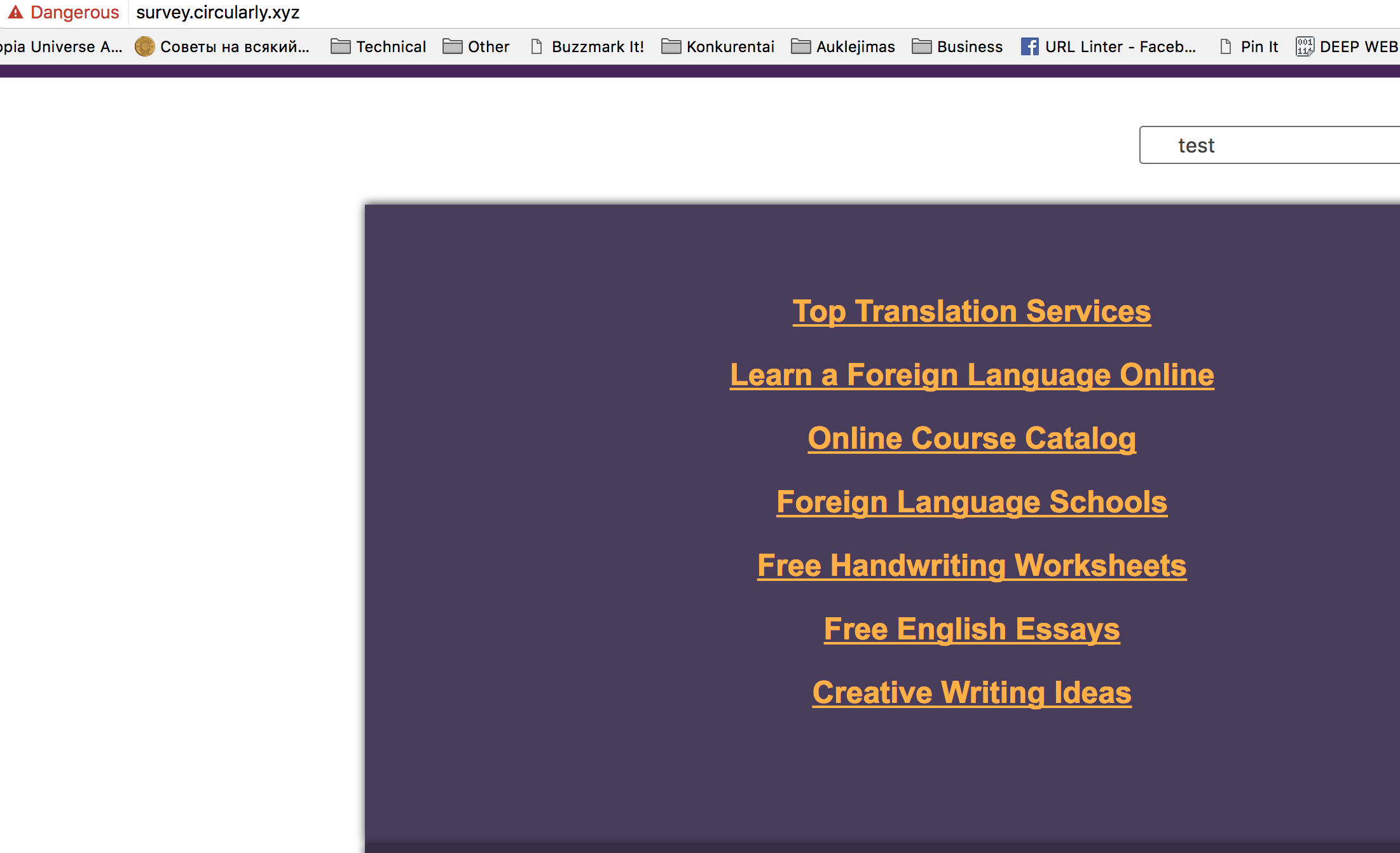 survey.laggers.xyz_browser_hijacker_virus_remove