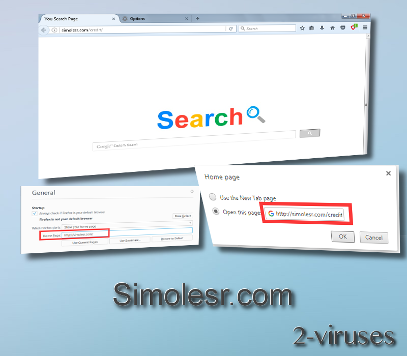 Simolesr.com virus remove