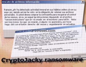 CryptoJacky ransomware
