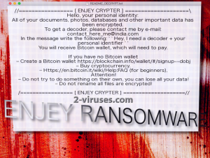 Enjey ransomware